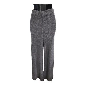 LA Grown Stay Cozy fuzzy gray terry cloth look loungewear pants size XL new